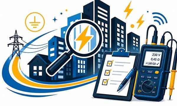 Pomiary elektryczne dla wspólnot mieszkaniowych Frampol